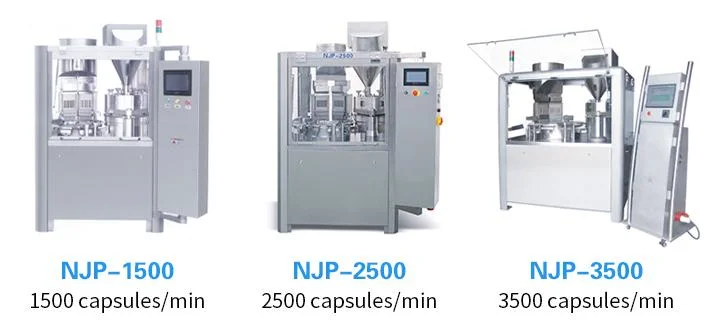 Njp Series High Speed Pharmaceutical Powder Pellets Hard Gelatin Lab Factory Machinery Automatic Coffee Capsule Filling Sealing Machine