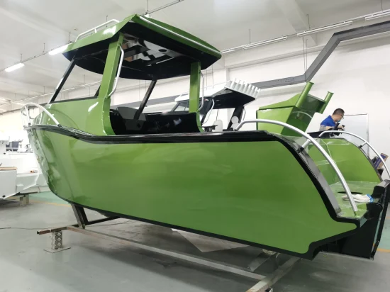 Bateau Profisher en aluminium de 21 pieds de conception spéciale de ligne de flottaison