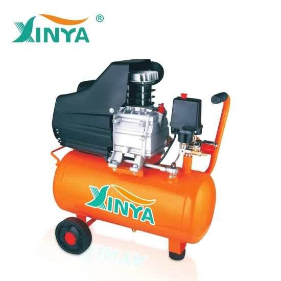 Xinya 1.5HP 2.0HP 20L 24L 50L Bm 42mm 47mm 48mm Prix du compresseur d'air à entraînement direct électrique portable le moins cher